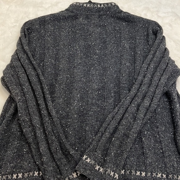 WOOLRICH “9506” sweater, 1/4 zip in onyx Heather color size L - Picture 11 of 11